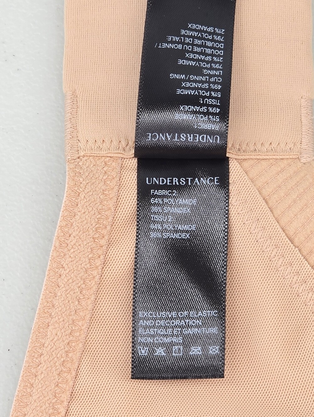 Understance Sidney FlexWire Molded Unpadded Demi Bra in Cashew Size 48D NWT - Picture 10 of 13